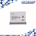 Desk Label Card Aluminium Stand