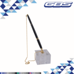 Desktop Pen with Crystal Round or Square Base