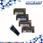 GBS GB-710 Tip Top Liquid Ink Ball Point Pen 1.0mm Assorted Colors