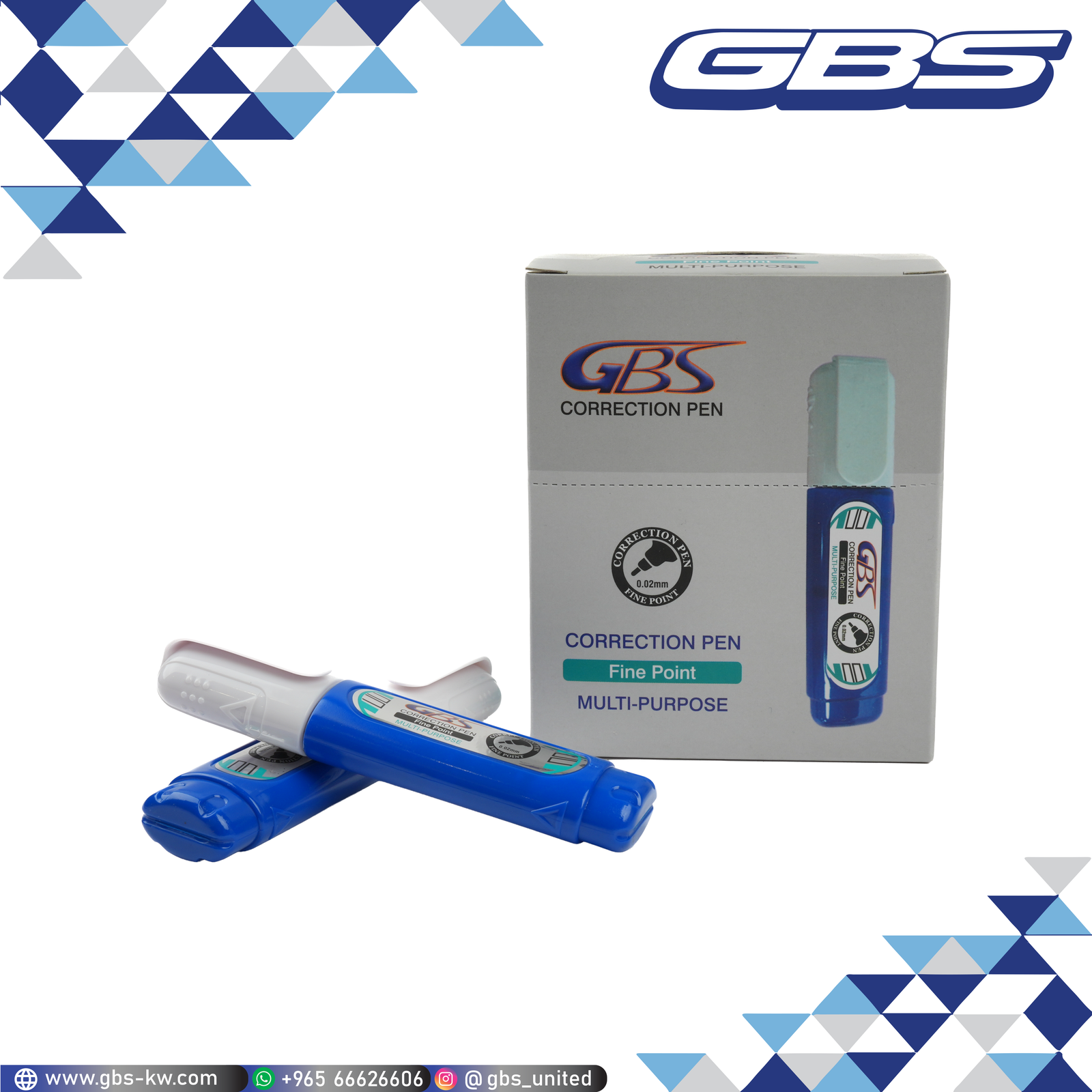 GBS Multi-Purpose Correction Fine Pen 0.02mm