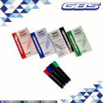 GBS Permanent Marker Pack of 10 Assorted Colors