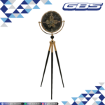Luxury Clock with Triangle Floor Stand -Black Background