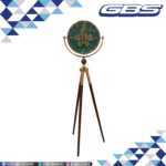Luxury Clock with Triangle Floor Stand -Green Background