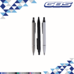 Metal Ball Point , Parker Shape White-Black- Silver