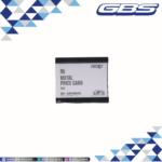 Metal Price card Assorted Colors Silver- Black